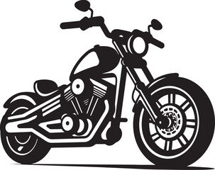 Vectorized Moto IllustrationDynamic Cruiser Sketch