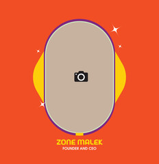 illustration of an background with orange