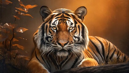 Obraz premium tiger in the zoo