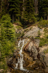 Run off from the mountains Banff Windermer HWY Kootenay National Park British Columbia Canada