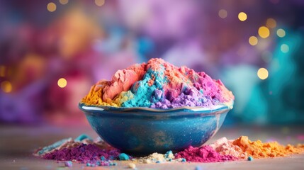 Holi celebration: a riot of colors and joyous revelry, embracing cultural vibrancy and traditions in a festive spectacle of music, dance, and jubilation, capturing the spirit of springtime merriment.