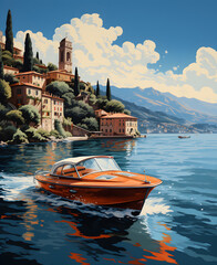 boat in the harbor