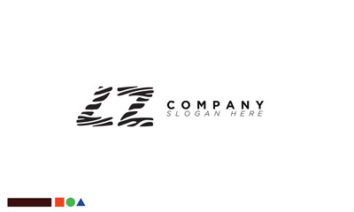 lz creative and attractive logo for company and branding 