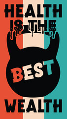 Health is the best wealth  Gym design