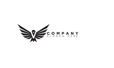 falcon creative logo and icon for branding and company 