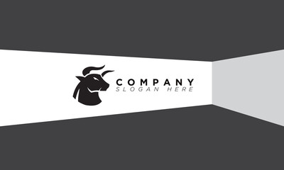 fighting bull creative logo and icon for branding and company 