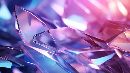  Abstract colorful Crystal triangle background. crystal refraction luxury background