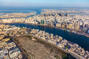Dubai creek. Gulf of Dubai, United Arab Emirates