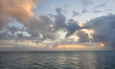 Sunset on the Caribbean