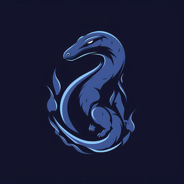 Logo bzw. Darstellung eines Warans, 5