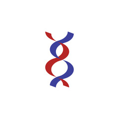 dna symbol logo vector icon element