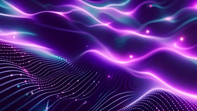 A Video of Abstract premium background with blue line pattern (wave texture) in luxury color for business design, formal backdrop, modern technology 