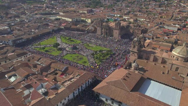 Cuzco Main Square Corpus Christy Celebration