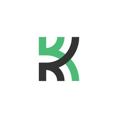 logo letter k symbol vector icon