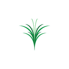 turf grass logo vector symbol