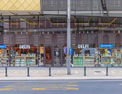 Bookstore Delfi in Belgrade Serbia