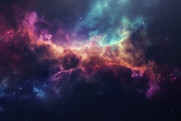 Fototapeta premium Colorful graphics for background night sky universe and galaxy.
