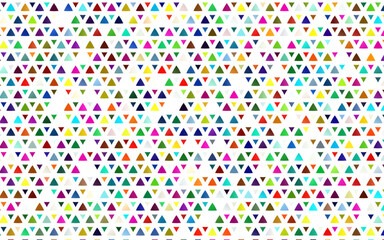 Light Multicolor, Rainbow vector background with triangles. Abstract gradient illustration with triangles. Pattern for busines ad, booklets, leaflets