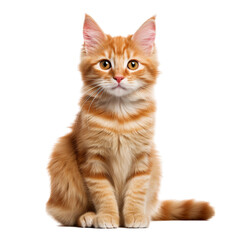 Fototapeta premium cat isolated on white