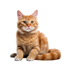 Obraz premium british cat isolated on white