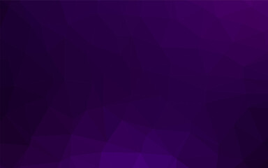 Dark Purple vector polygon abstract background. An elegant bright illustration with gradient. Completely new template for your business design. - obrazy, fototapety, plakaty