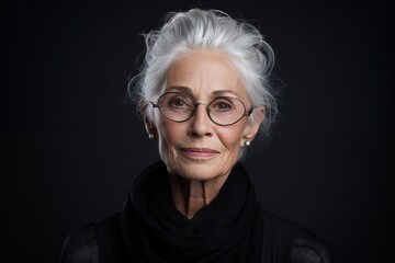 Portrait of a beautiful elderly woman