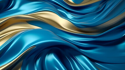abstract blue silk background