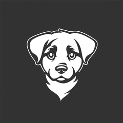 logo illustration of a dog