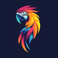 Fototapeta premium colorful macaw parrot