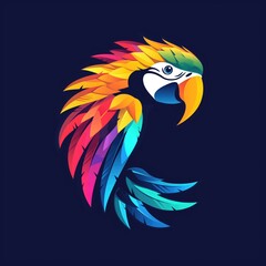 colorful macaw parrot