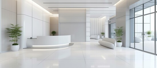 empty space interior with luxury
