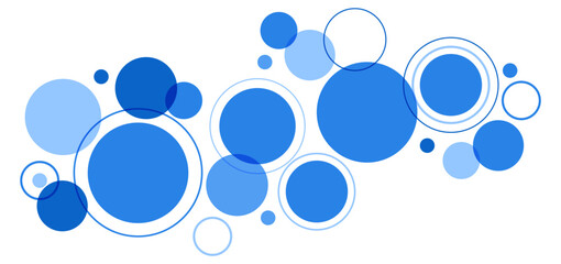 Blank abstract circle banner border decoration business infographic concept background vector