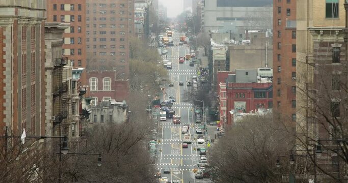 Time-Lapse of Traffic on Amsterdam Ave in Upper Manhattan, NYC