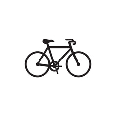 Bicycle in cartoon, doodle style . Image for t shirt. Isolated 2d vector illustration in logo, icon, sketch style, Eps 10, black and white. AI Generative