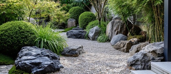 Enchanting Stone Garden: A Stunning Display of Serenity, with Stone, Garden, Stone, Garden, Stone, Garden Elements
