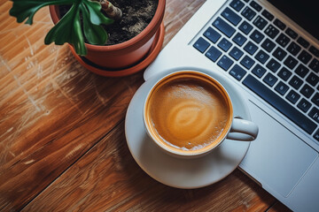 
Enhancing productivity with coffee. Coffee and work. Caffeine for focus. Boosting productivity with caffeine. Coffee as a productivity tool.