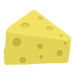 piece of cheese illustration