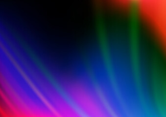 Dark Multicolor, Rainbow vector bokeh pattern. Colorful illustration in blurry style with gradient. The blurred design can be used for your web site.