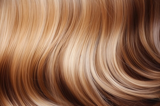 hair of a woman