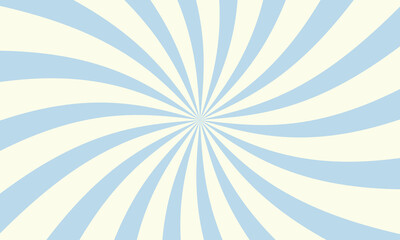Retro rays comic blue background pop art style