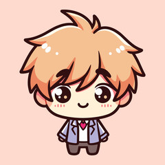 Free high quality design boy celebrate valentine day with holding love 