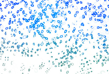 Light BLUE vector backdrop with dots.