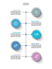 Business data visualization. timeline infographic icons designed for abstract background template milestone element modern diagram process technology digital marketing data presentation chart Vector