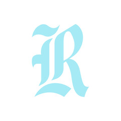 Monogram R design vector logo. Monogram initial letter mark R logo design. Monogram design vector logo. Monogram initial letter mark R logo design. Simple R monogram. Monogram R design logo