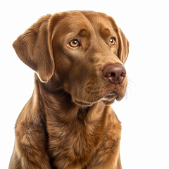 Chesapeake Bay Retriever, face close-up 