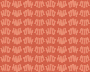 Orange Retro Background, Retro Pattern, Tile Pattern, Premium Vector