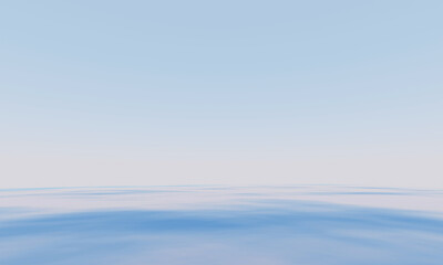 青く穏やかな水面