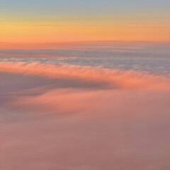 sunset in the sky