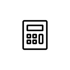 Calculator Icon Simple Vector Perfect Illustration