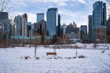 Obraz premium Calgary Alberta, Prince's Island Park